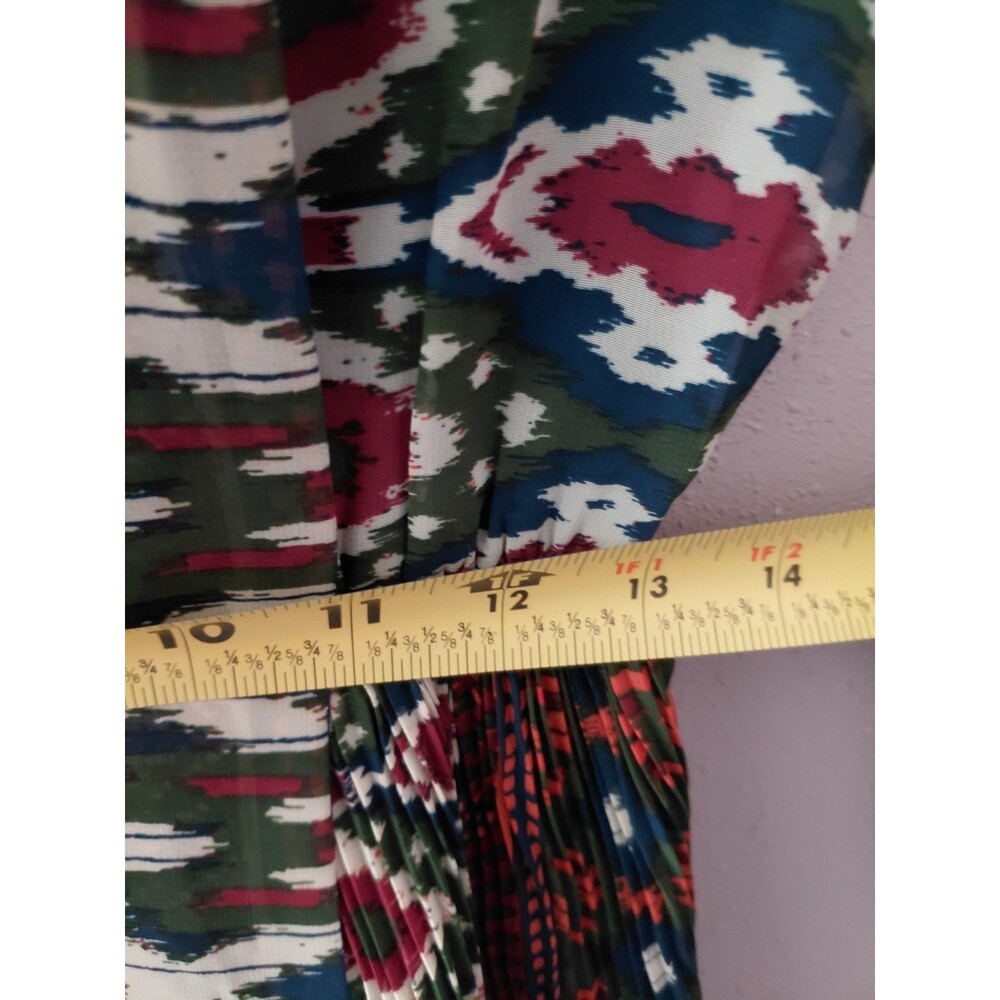 Jade Melody Tam Mixed Print Boho Preppy Mid Length Dress Size Small Vtg Style - Picture 11 of 12